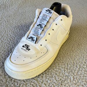 Nike Air Force 1 07 LV8 3 Double Air Youth 6.5 White  GS CJ4092-100 NO LACES